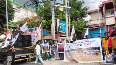 Solidaritas Perjuangan Rakyat Kawasi Demo Harita Nickel, Tuntut Hak Dasar dan Hentikan Relokasi