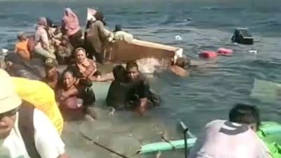 Tragedi Kapal Tenggelam di Bibinoi Halsel, Balita Meninggal dan Dosen Unkhair Hilang