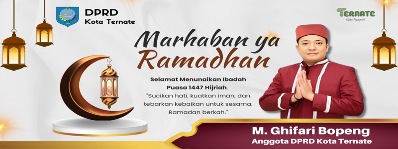 Marhaban ya Ramadhan - DPRD Kota Ternate