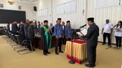 Bupati Haltim Lantik Tiga Pejabat Baru, Tekankan Penguatan Pelayanan Publik