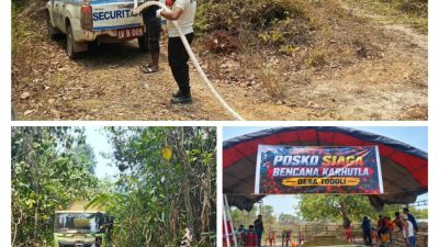 Karhutla Terus Meluas di Desa Todoli, Warga dan PT BMI Berjibaku Padamkan Api